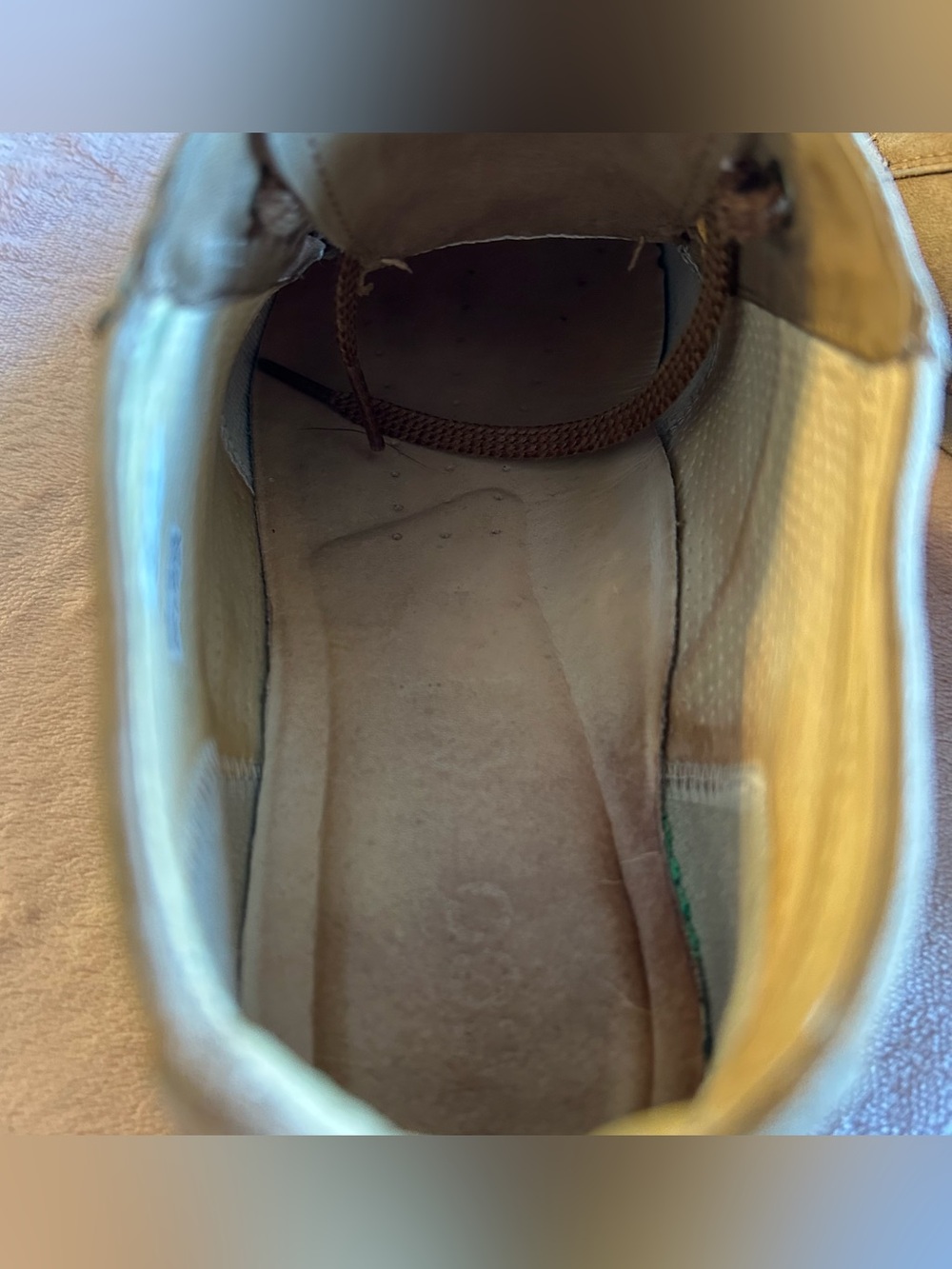 Ecco tan low cut tie leather ankle boots size 40, 9-9.5 casual comfort - Picture 8 of 9